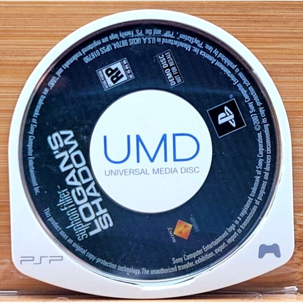 Syphon Filter Logan's Shadow (Sony PSP Portable) Disc Only Tested Works
